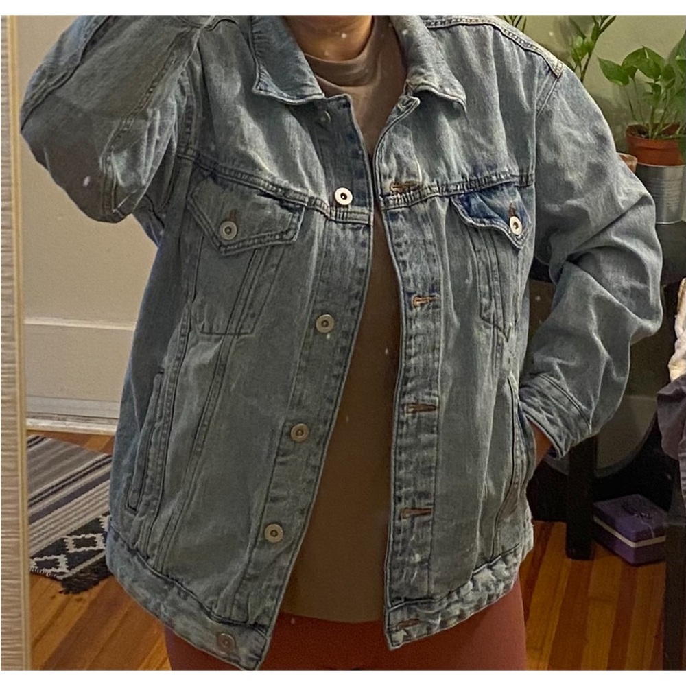 Wild Fable Oversized Light Blue Denim Jacket